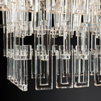 Marignan Three-Tier Rectangular Chandelier 60" - Yami Lightings