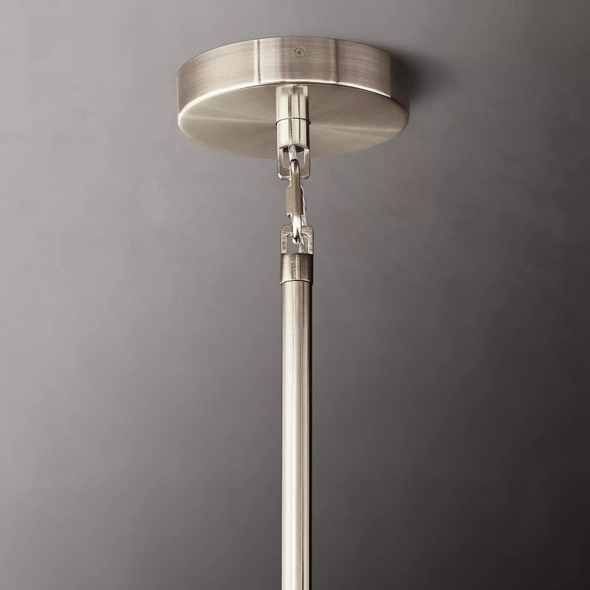 Murano Clear Glass Tiered Round Chandelier - Yami Lightings