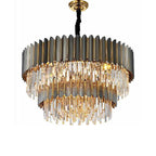 Flavian Double Tier Crystal Chandelier - Yami Lightings