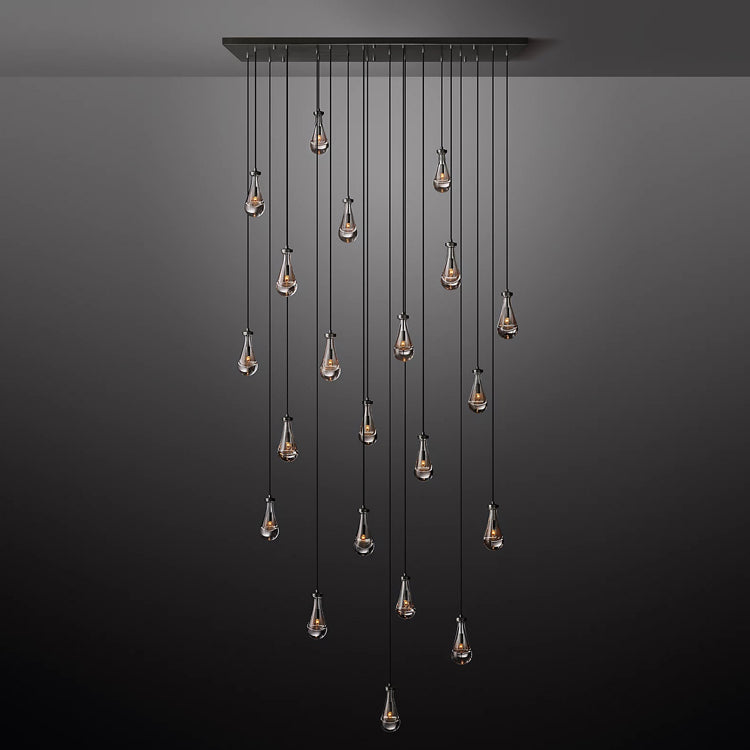 Raindrop Linear Chandelier 72" - Yami Lightings