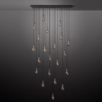 Raindrop Linear Chandelier 72" - Yami Lightings