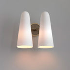 Cosima Porcelain Double Sconce - Yami Lightings
