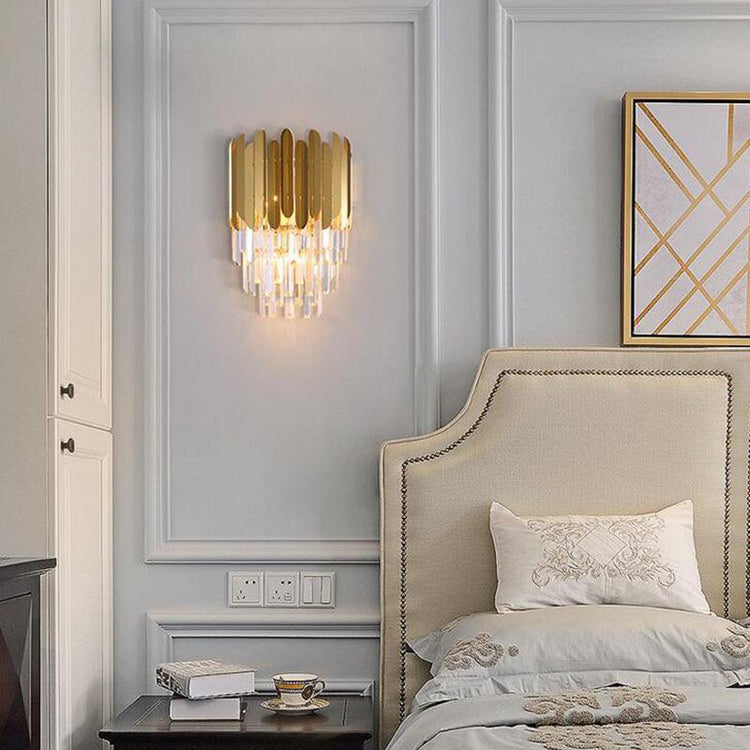 Kubica Crystal Wall Sconce - Yami Lightings