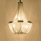 Eudora Luxury Aluminum Chain Tassel Chandelier - Yami Lightings