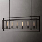 Beckman Rectangular Chandelier 54" - Yami Lightings
