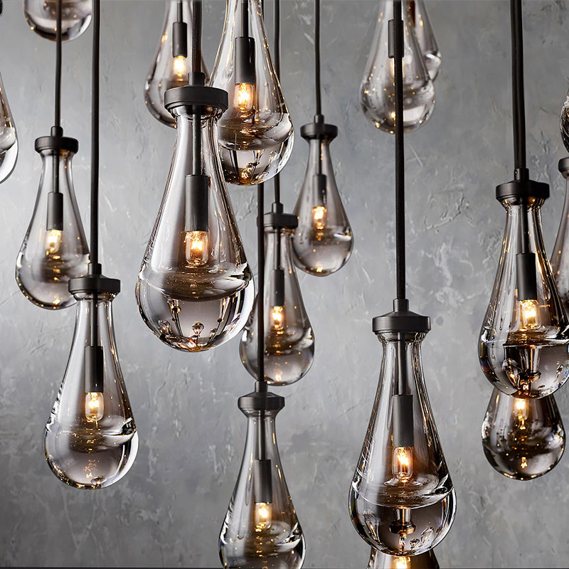 Raindrop Round Chandelier D60" - Yami Lightings