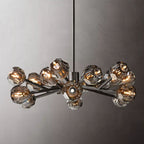 Belle De Crystal Ball Round Chandelier 36" - Yami Lightings
