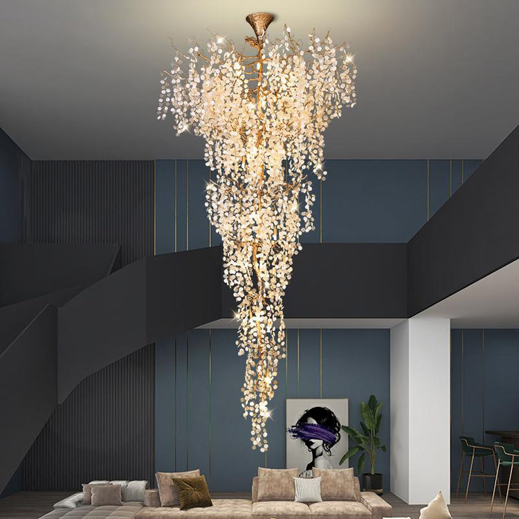 Francesca Petal Detail Grand Chandelier - Yami Lightings