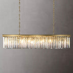 Eloise Modern Crystal Rectangular Chandelier - Yami Lightings