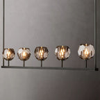 Belle De Crystal Linear Chandelier W 48" - Yami Lightings