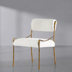 Thaddeus Retro Copper Iron Frame Armless Dining Chair