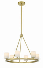 Aragon 6 Light Chandelier Alabaster