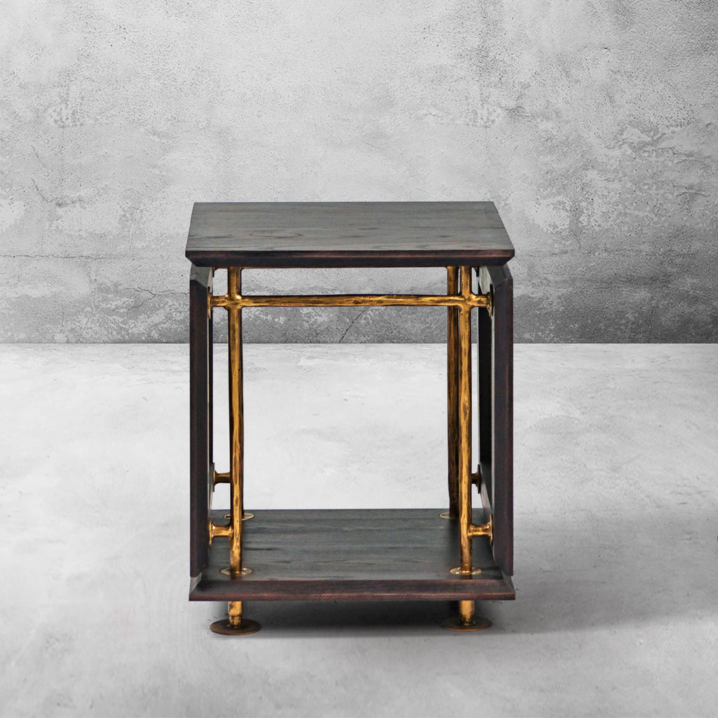 Thaddeus Woven Rattan Side Table