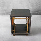 Thaddeus Woven Rattan Side Table