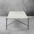 Thaddeus Square Horn Marble Coffee Table 39" 50"