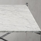 Thaddeus Square Horn Marble Coffee Table 39" 50"