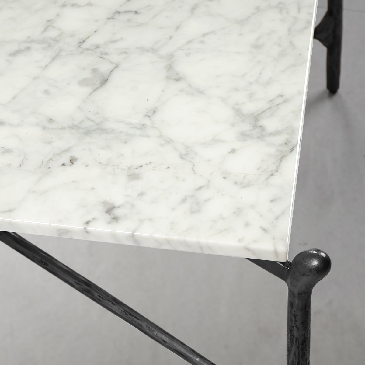 Thaddeus Square Horn Marble Coffee Table 39" 50"