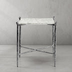 Thaddeus Square Marble Side Table