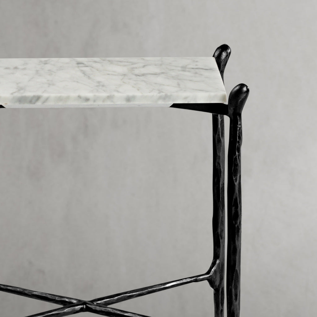 Thaddeus Square Marble Side Table