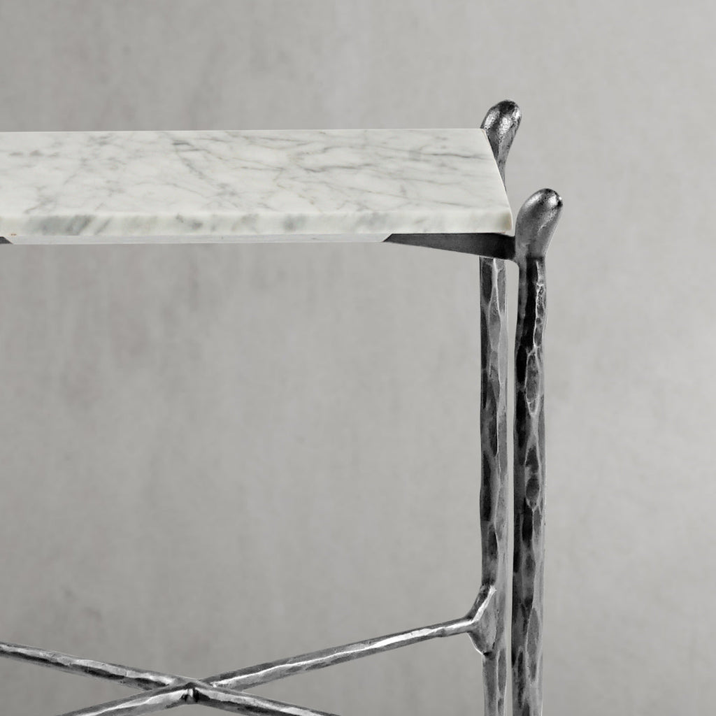 Thaddeus Square Marble Side Table
