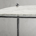 Thaddeus Horn Semi-Circle Marble Console Table