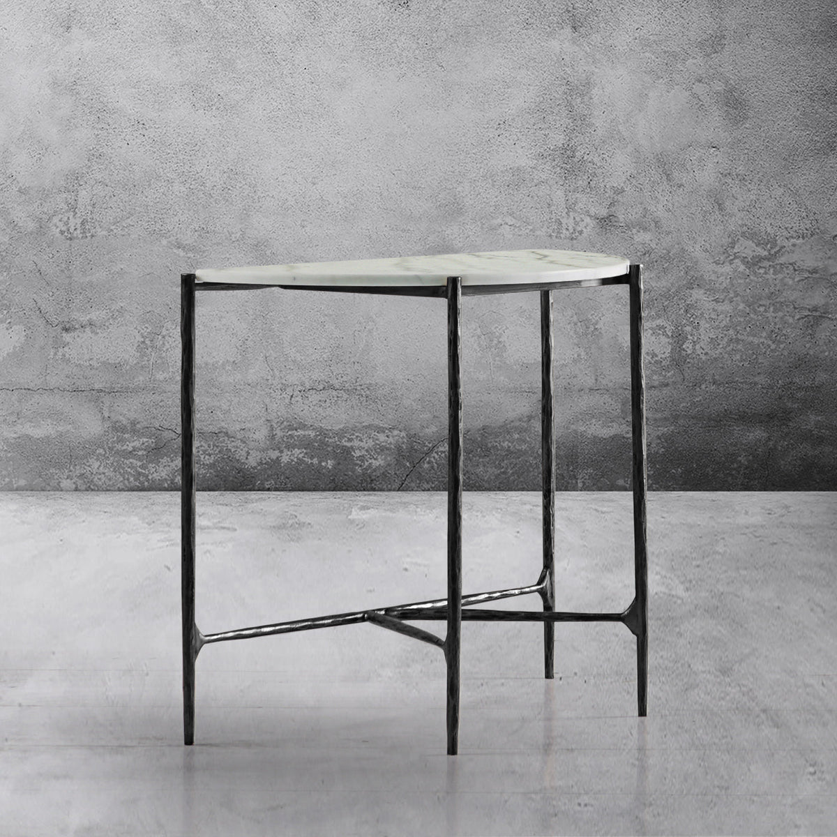 Thaddeus Semi-circle Console Table