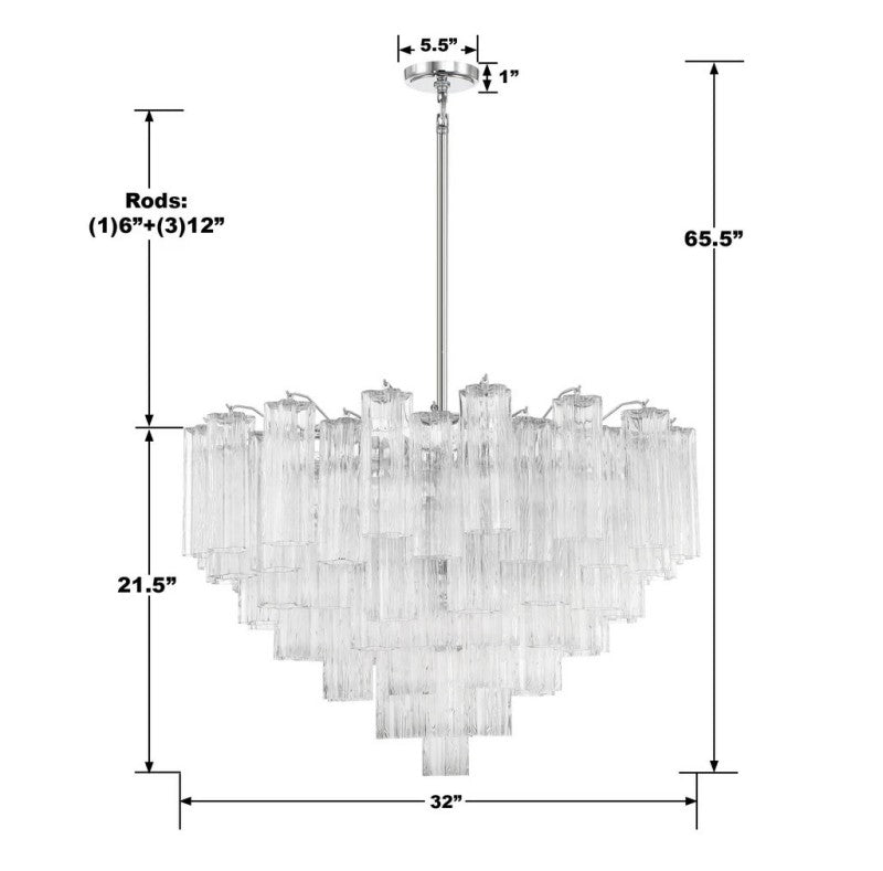Addis 16 Lights Chandelier