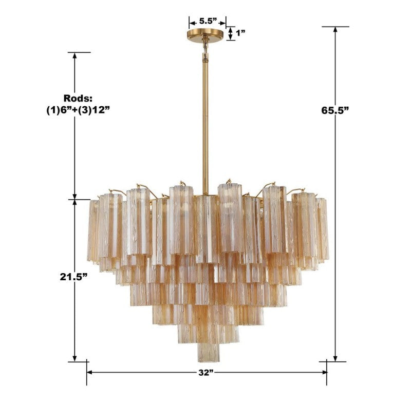 Addis 16-Light Chandelier