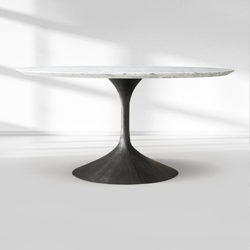 Aera Stone Round Dining Table
