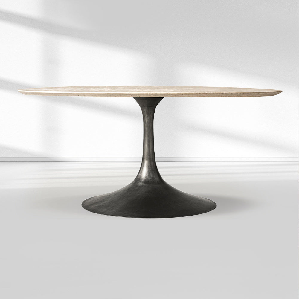 Aera Stone Round Dining Table