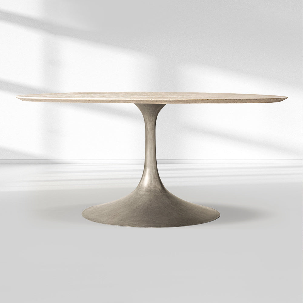 Aera Stone Round Dining Table