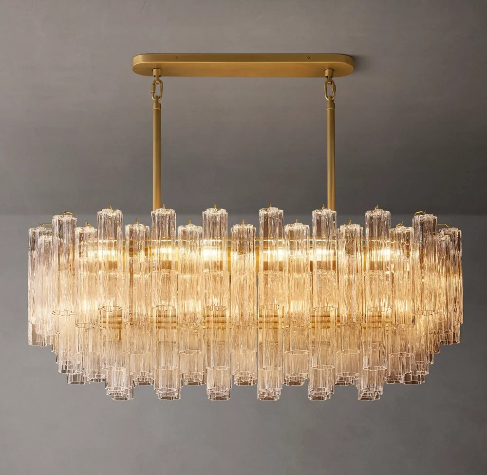 Alden Tiered Linear Chandelier 55" 73" 86"