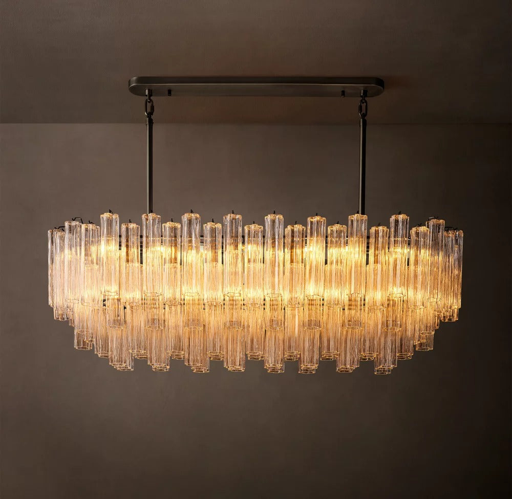 Alden Tiered Linear Chandelier 55" 73" 86"