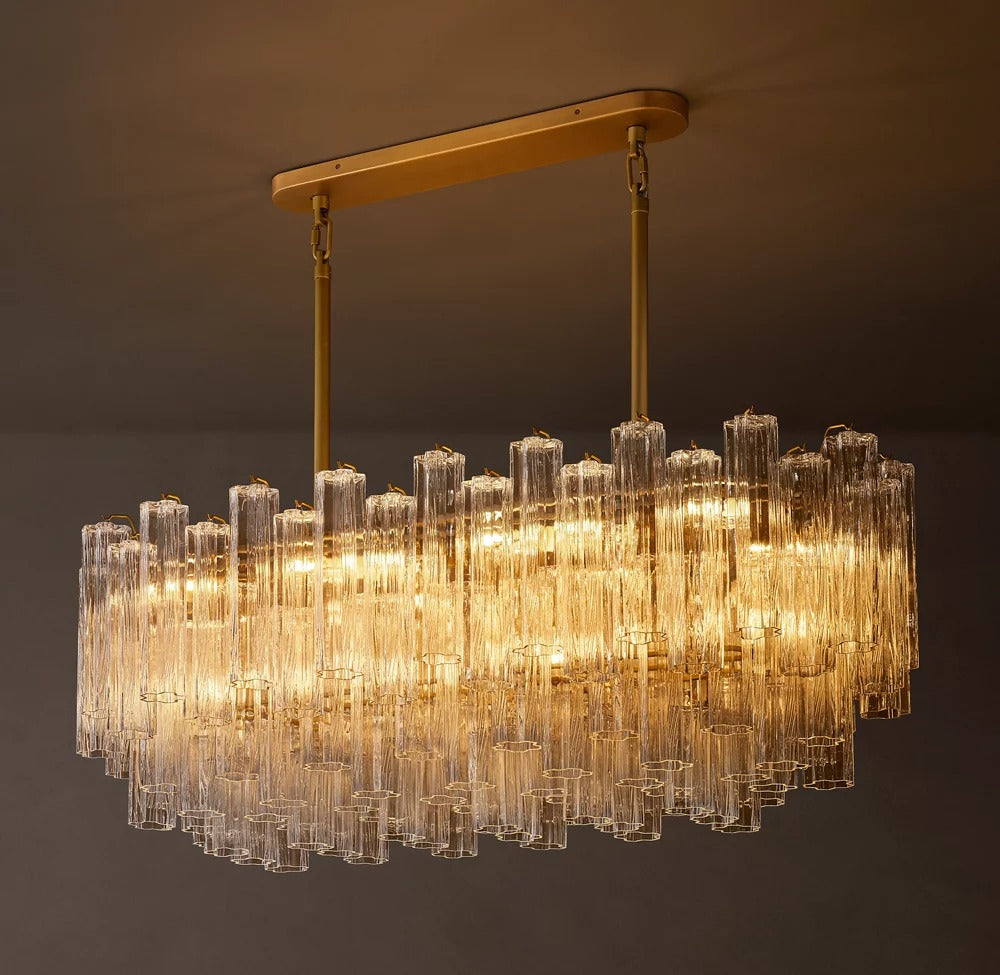 Alden Tiered Linear Chandelier 55" 73" 86"