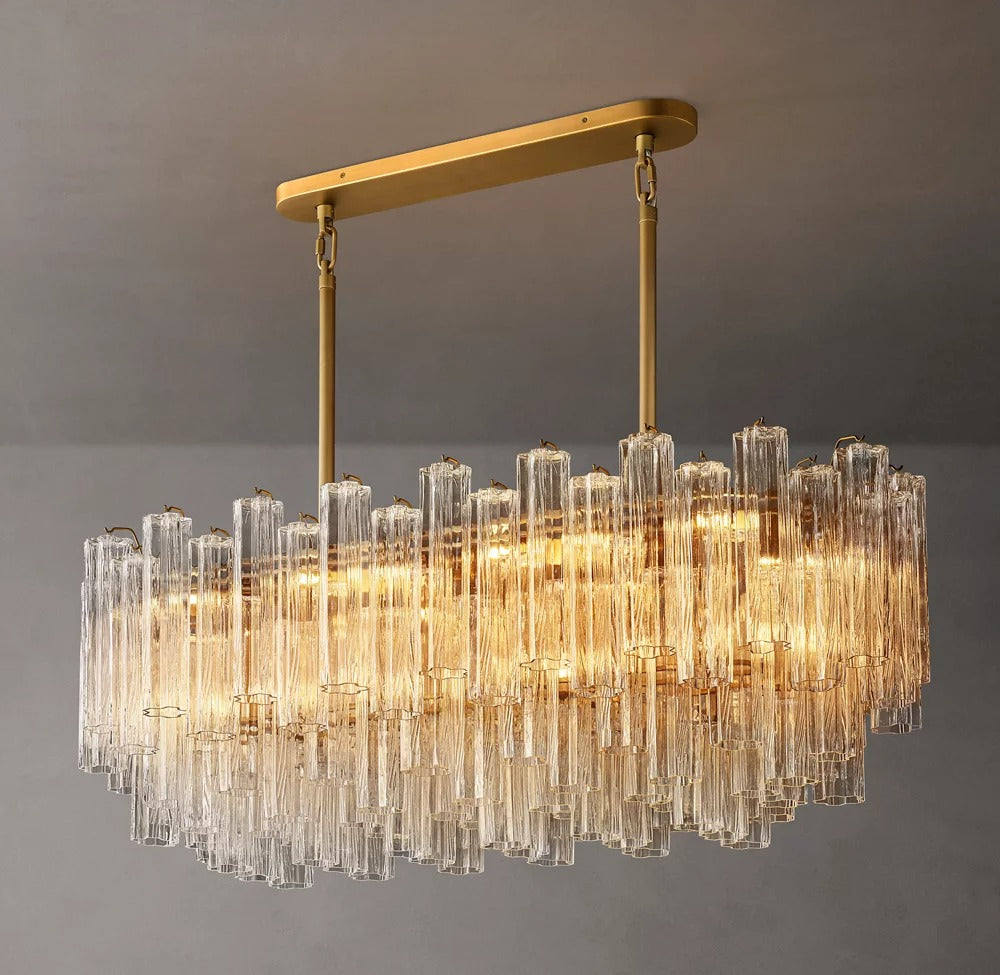 Alden Tiered Linear Chandelier 55" 73" 86"
