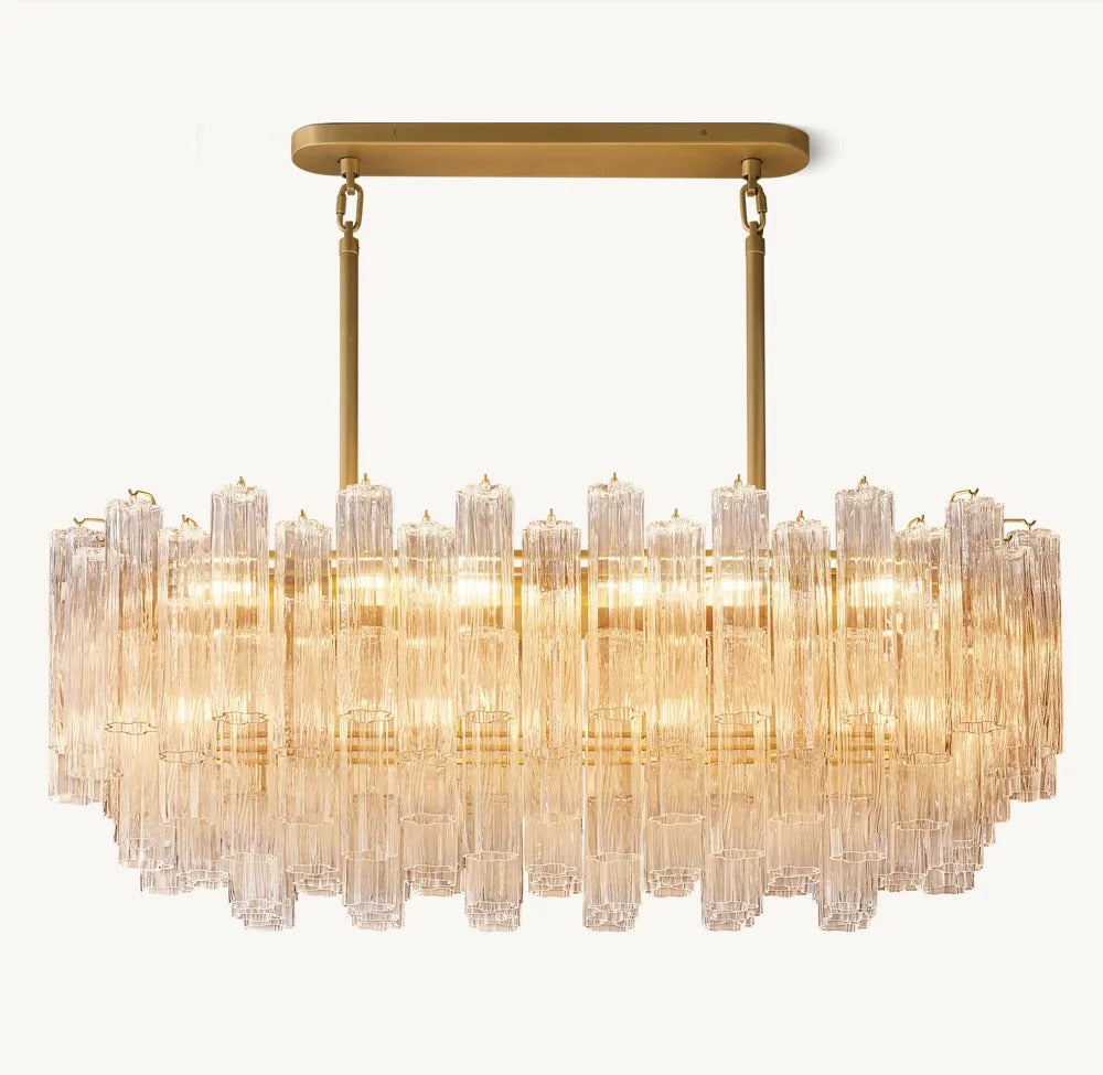 Alden Tiered Linear Chandelier 55" 73" 86"