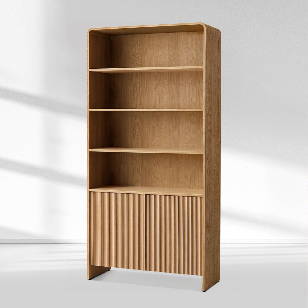 Alova Wood Open Sideboard Hutch 45"W