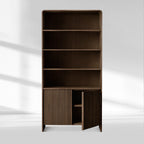 Alova Wood Open Sideboard Hutch 45"W