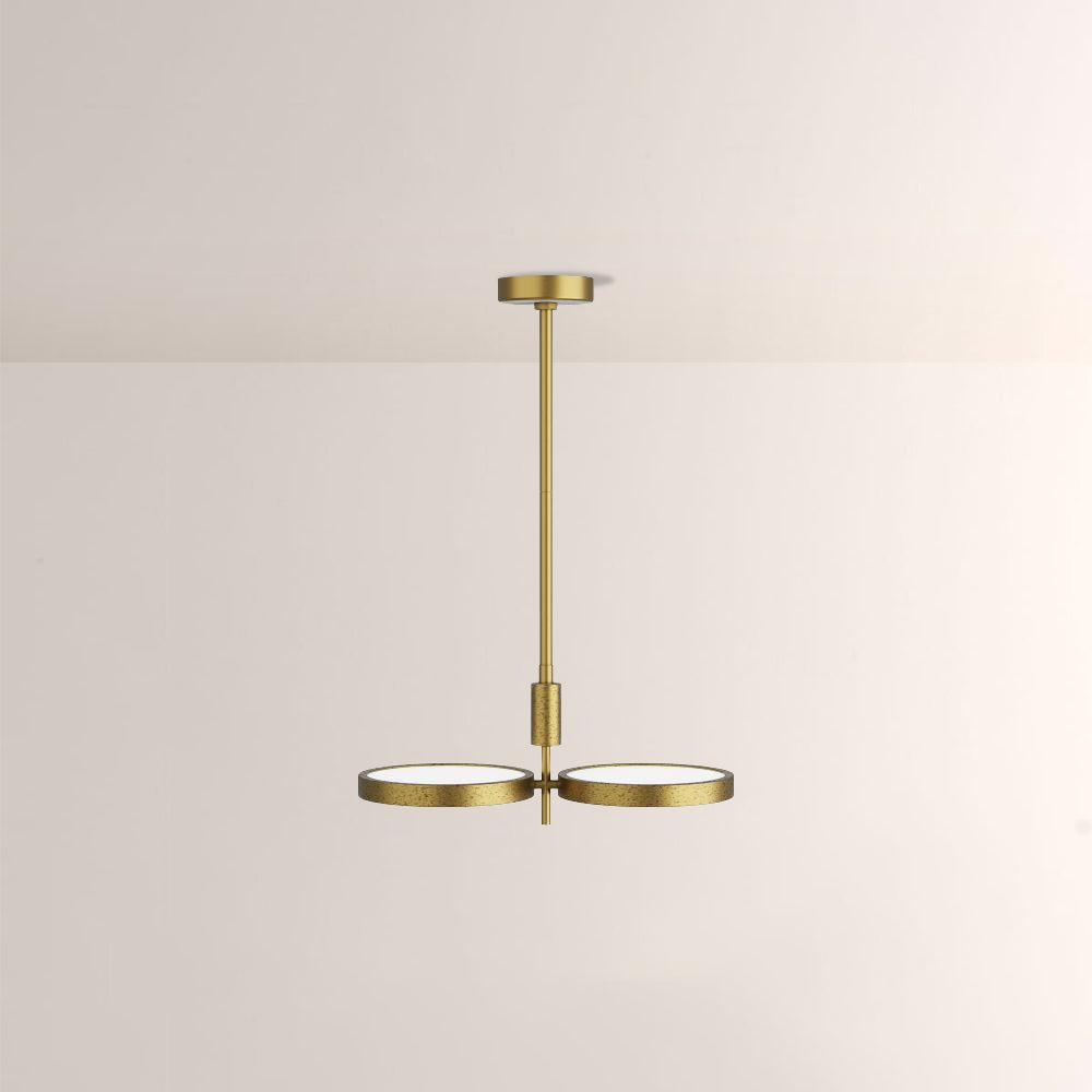 Amos Dual Shallow Drums Chandelier