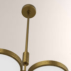 Amos Dual Shallow Drums Chandelier