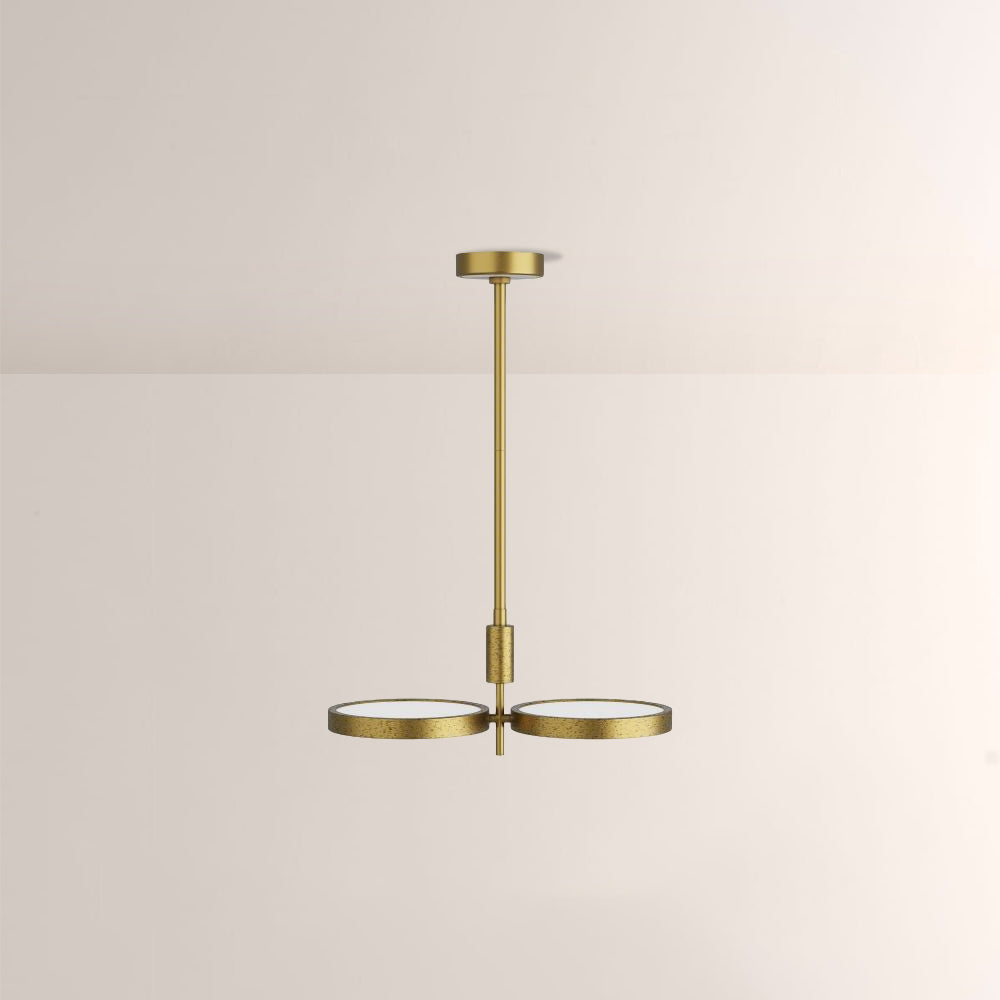 Amos Dual Shallow Drums Chandelier