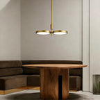 Amos Dual Shallow Drums Chandelier