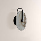 Aperto Marble Disc Luxury Wall Sconce