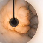 Aperto Marble Disc Luxury Wall Sconce