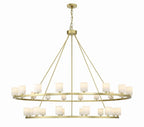 Aragon 30 Light Chandelier Alabaster
