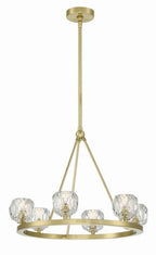 Aragon 6 Light Chandelier Glass
