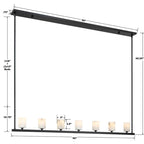 Aragon 7 Light Chandelier Alabaster