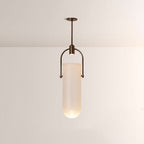 Arcane Dual-Tone Metal Gradient Glass Pendant