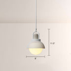 Arcane Perforated Metal Wood Orb Pendant