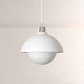 Arcane Wood Metal Dome Pendant